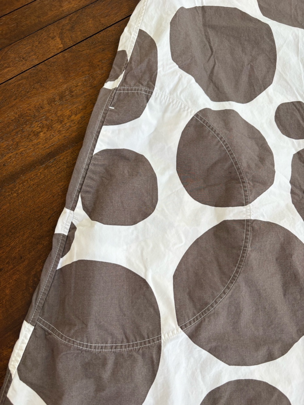 Marimekko x Uniqlo A-Line Shift Brown Polka Dots  Knee Length Dress XS  LIMITED - Picture 7 of 12